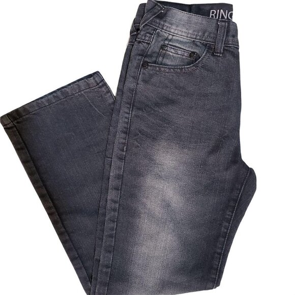 Ring of Fire Jeans Girls 12 Straight Leg Midrise Dark Wash Denim NEW - Picture 1 of 5